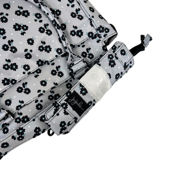 JuJuBe Diaper Bag, Be Classy, 15FB01X, Black Beauty, Floral / Blue, New w/ Tags - Picture 11 of 11